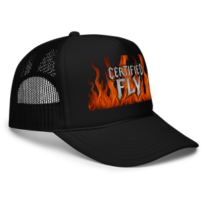 CERTIFIED FLY UNISEX FLAME FOAM TRUCKER HAT