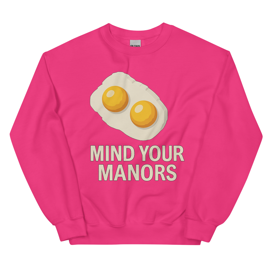MIND YOUR MANORS UNISEX MERCH SWEATSHIRT